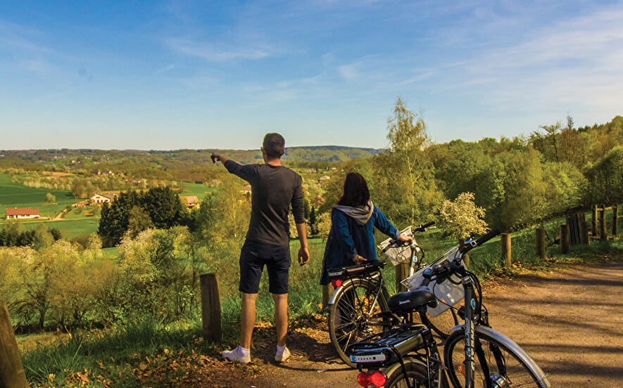 Balades a vélo sur la route des chalots