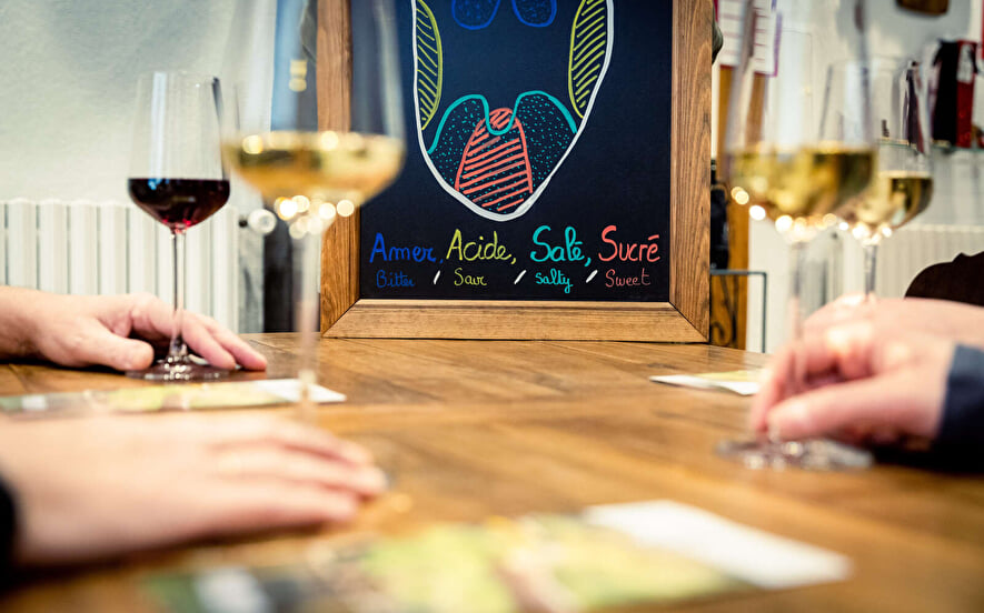 Die Parenthèse Vigneronne ''Spielen Sie und testen Sie Ihre 5 Sinne“