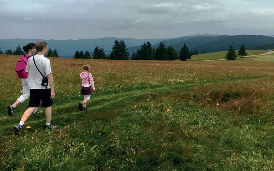 Familienwanderung : Station vom Markstein und Kammstrasse