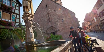 Fahrrad-Rundfahrt, ohne Gepäck, im Tal von Kaysersberg !