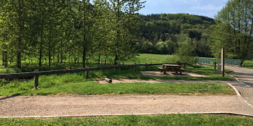 Aire d'accueil de camping-cars