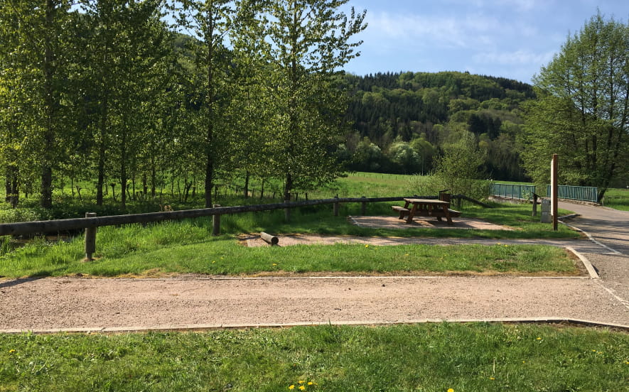 Aire d'accueil de camping-cars