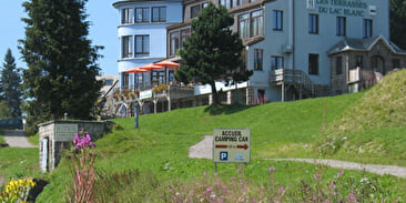 Wohnmobilstellplatz beim Terrasses du Lac Blanc