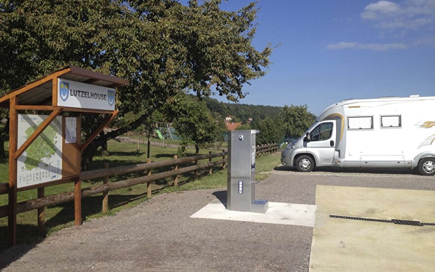Entsorgungstation - Stellplatz für Camping-Cars