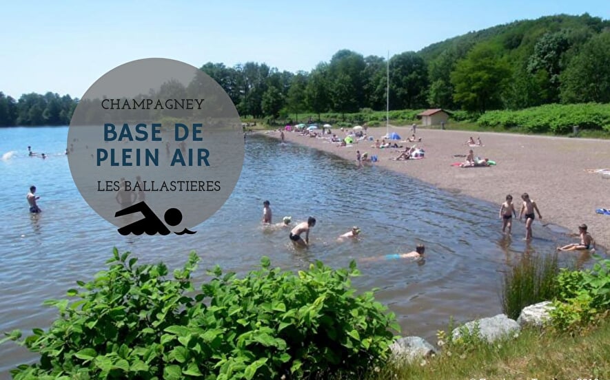 Plage amenagée - base de plein air