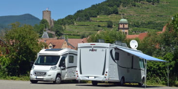 Wohnmobilstellplatz von Kaysersberg
