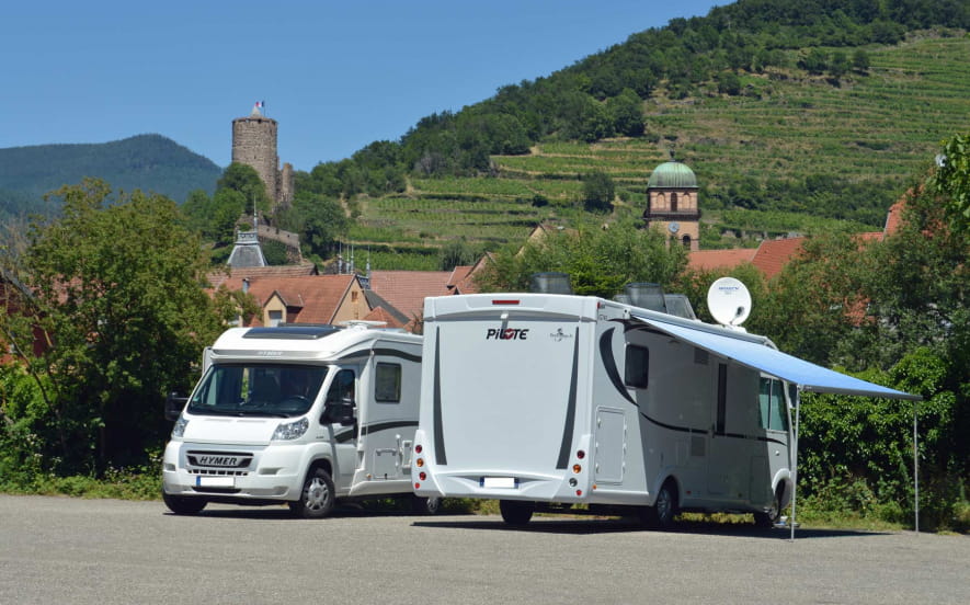 Wohnmobilstellplatz von Kaysersberg